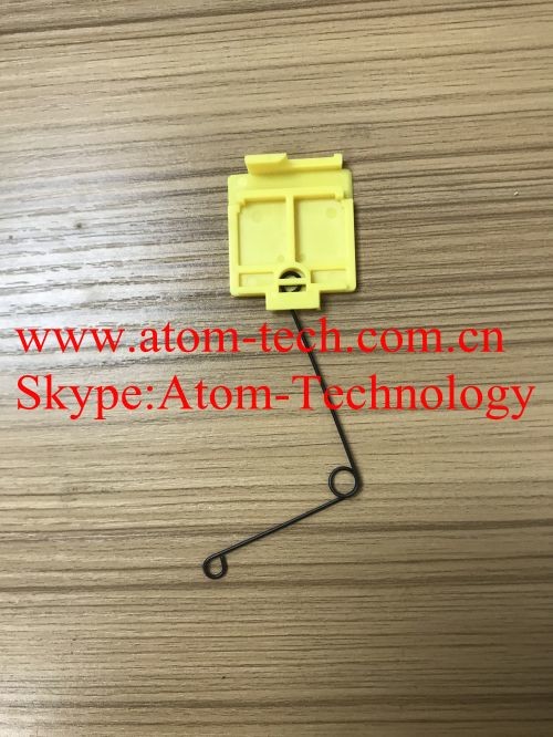 ATM Machine ATM spare parts ATM parts 445-0592521 NCR Cassette Door Shutter Right, Yellow with Spring 4450592521