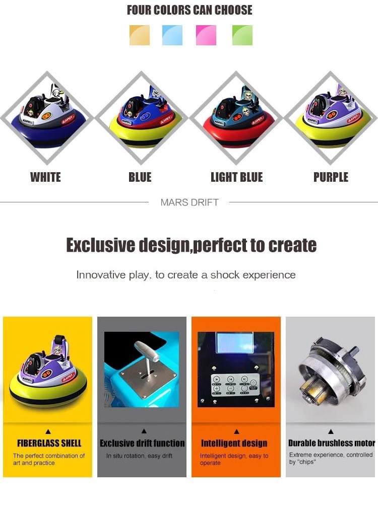 American Standard Adult Bumper Cars With Remote Control Operated
