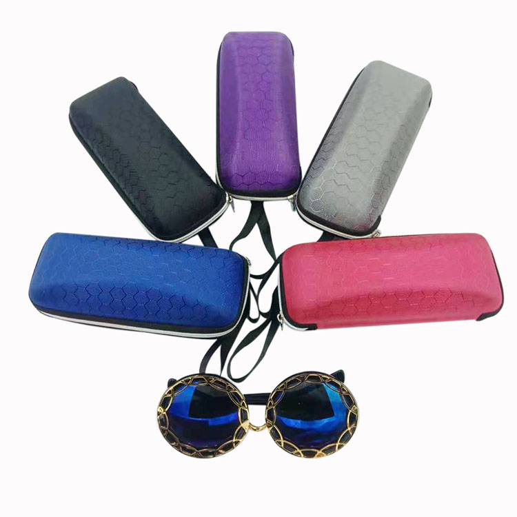 Fashion PVC Sunglasses Case Plastic Spectacle Case OEM / ODM Available