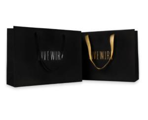 Quality Kraft Recyclable Black Printed Kraft Bags wholesale