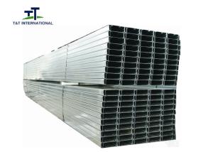 Quality High Strength C Channel Galvanized Steel Q235B Material ISO Certification wholesale