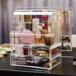 Dustproof Waterproof Acrylic Makeup Organizers Cosmetic Storage Drawers