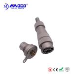 Small AMS Mil Spec Circular Connectors Amphenol Y50 Bayonet With Spring Tail