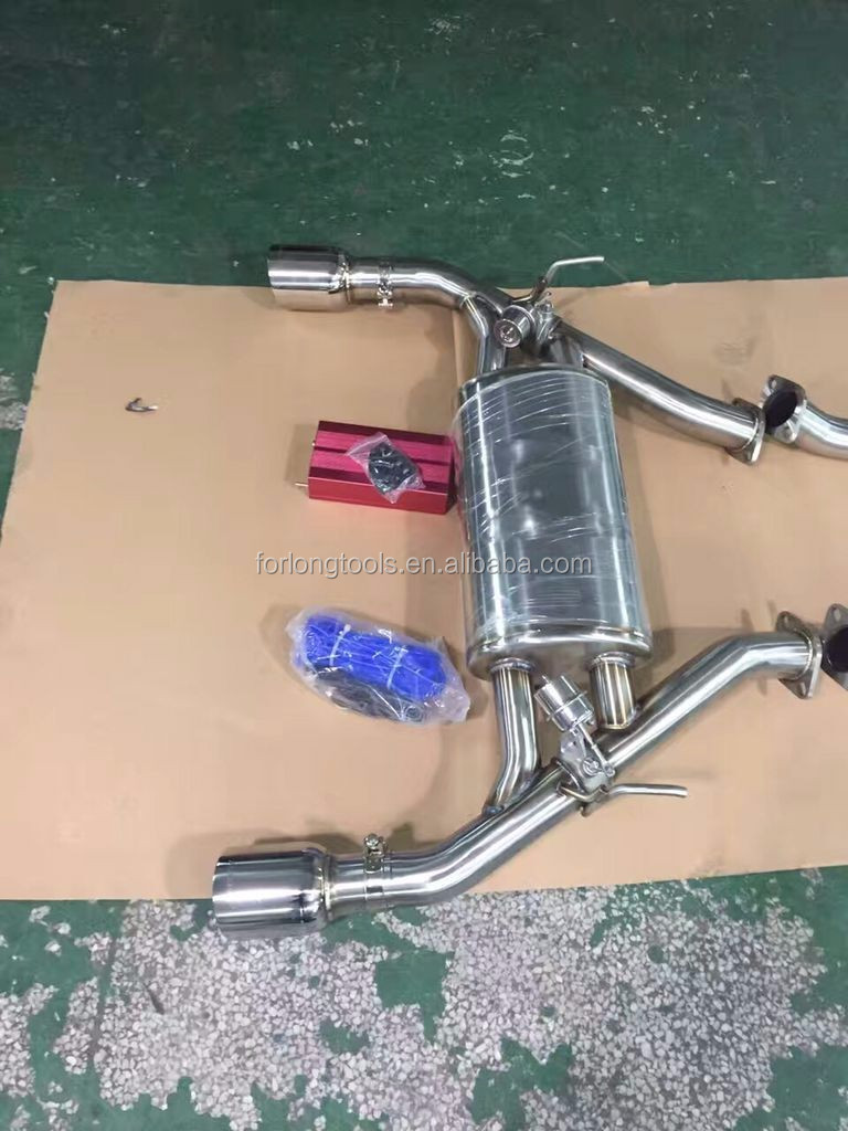 Universal Glossy Polished Stainless Steel Exhaust Pipe Ideal for Replacing Old Pipe and Enhancing Performance on Infiniti Q50