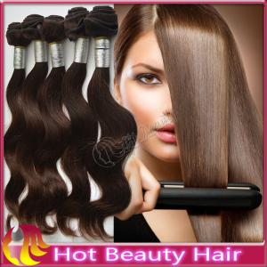 Quality Hot Beauty 6A Peruvian Remy Virgin Human Hair Extensions Natural Black wholesale