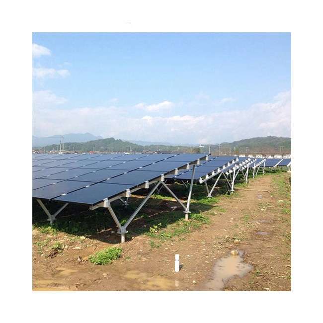 Anodized Galvanized 1MW Solar Panel Ground mounting systems ground mounting solar PV bracket