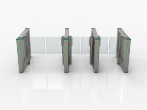 Quality SUS304 Security Turnstile Gate IP54 Enclose Rating With Card Reader wholesale