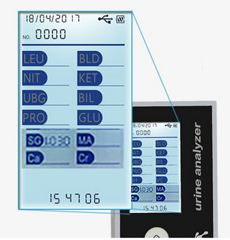 One step 14 parameters urine test strip test rapid for urine analyzer