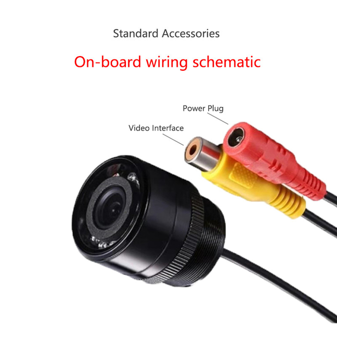 AHD HP 1080P Mini Front And Rear Car Reversing Aid Camera Waterproof