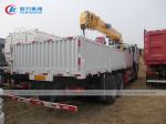HOWO 8mt 8tonns Mounted Telescopic Crane Truck Bed Mounted Crane Stright Boom