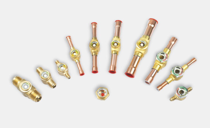 SGR SGN Flare Solder Sintered Glass Sight Glass Refrigeration System Components