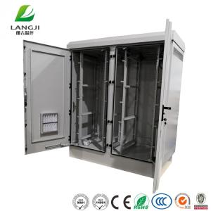 Quality Weatherproof Aluminum Outdoor Equipment Cabinet Double Bay wholesale