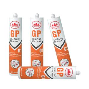 Quality Acetic White Glass General Purpose GP Silicone Sealant For DIY And Hardware wholesale