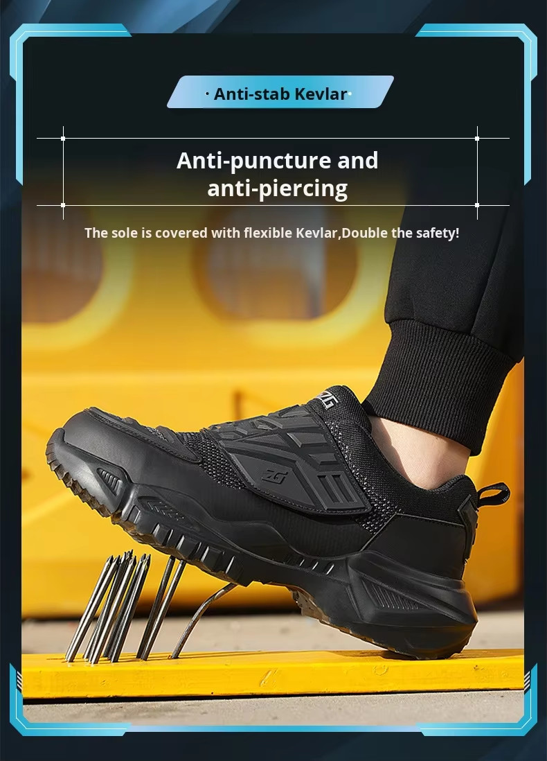 Electrical Safety Shoes Men'S Insulated 6kv Work Shoes TPU Mesh With Kevlarr Anti Stab Safety Shoes Plastic Toe Anti-smashing