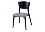 Concise Artificial Gray Upholstered Dining Chairs