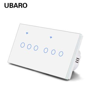 Quality 6 Gang Intelligent WiFi Smart Outdoor Light Switch For APP Vocie Touch Control wholesale