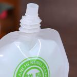 100ml / 250ml Juice Liquid Spout Bags Clear Plastic Disposable Fruit Juice Pouch