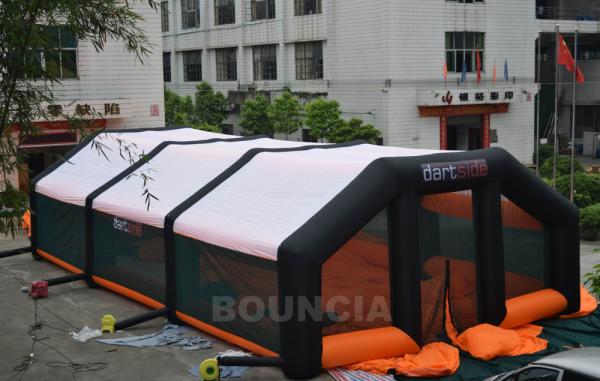 210D PVC Coated Nylon Inflatable Paintball Tent / Paintball Arena With Air