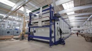 Quality Natural Gas Heating Continuous Long Loop Steamer Machine 600m wholesale
