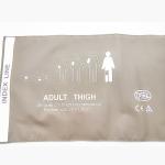 Reusable single tube hose Latex Free Thigh Blood Pressure Cuff , adult Medical