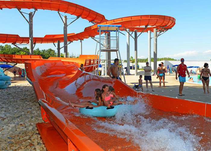 Hotel Resort Water Park Slide Fiberglass Water slide Aqua Theme Park Equipment