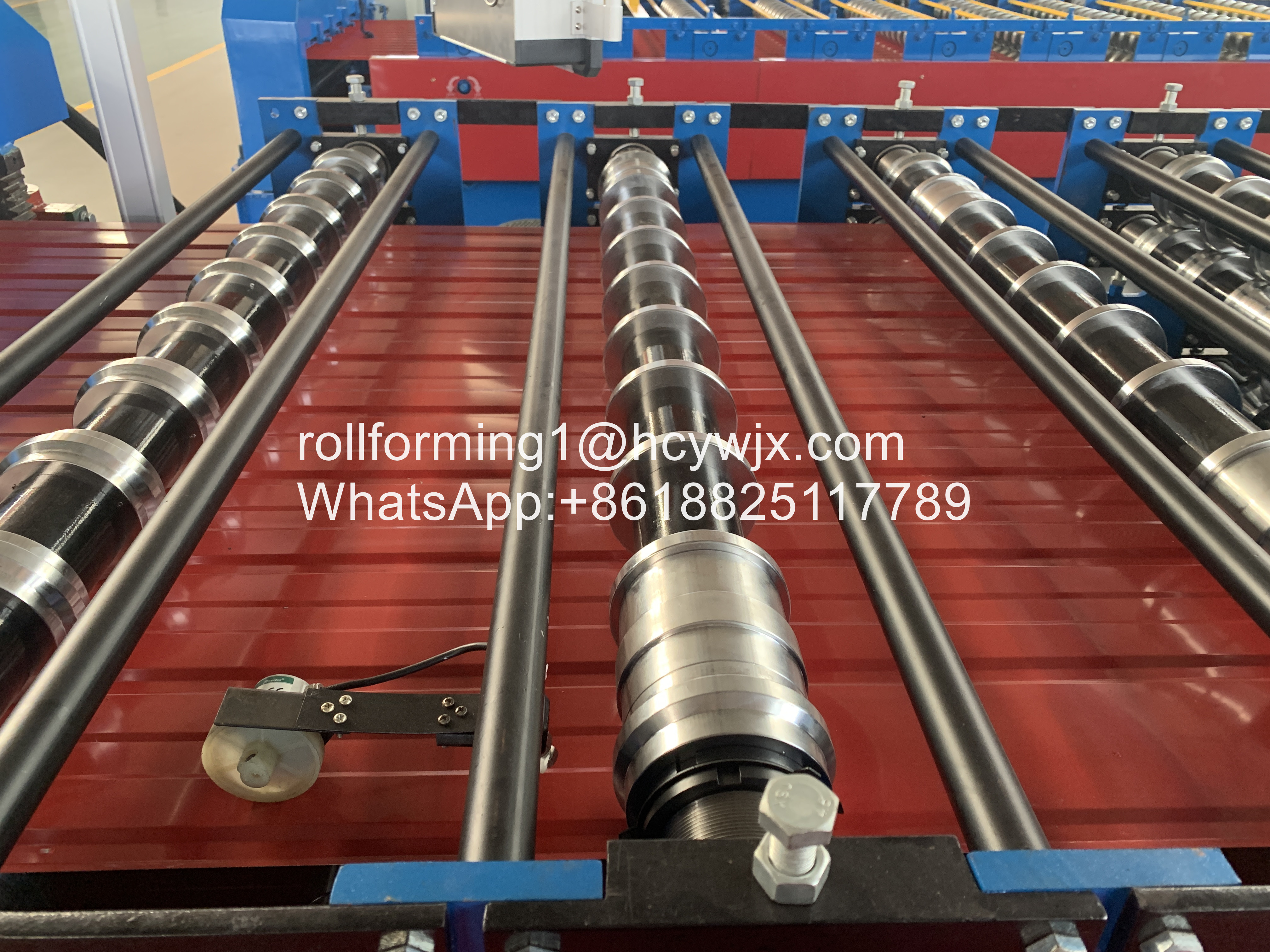 Aluminum Roofing Sheet Roll Forming Machine Double Layer Metal Tile Making Machine