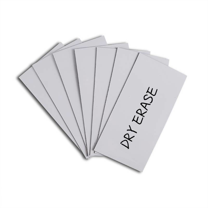 Custom Dry Erase White Board Magnetic Labels 3x1.2 Inch 3.5x1.5 Inch