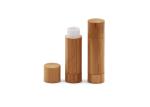 Press Pop Recyclable 5g Labeling Bamboo Lip Gloss Tubes