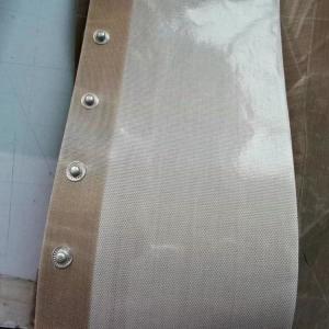 Quality PTFE Coated Glass Fiber Conveyor Belts With Button wholesale