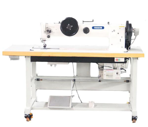 Long Arm Double Needle Compound Feed Walking Foot Heavy Duty Lockstitch Sewing