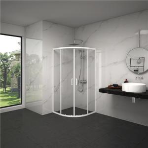 Quality 6mm tempered glass 900x900x2000mm Bathroom Curved Corner Shower Enclosure , Shower And Bath Enclosures wholesale