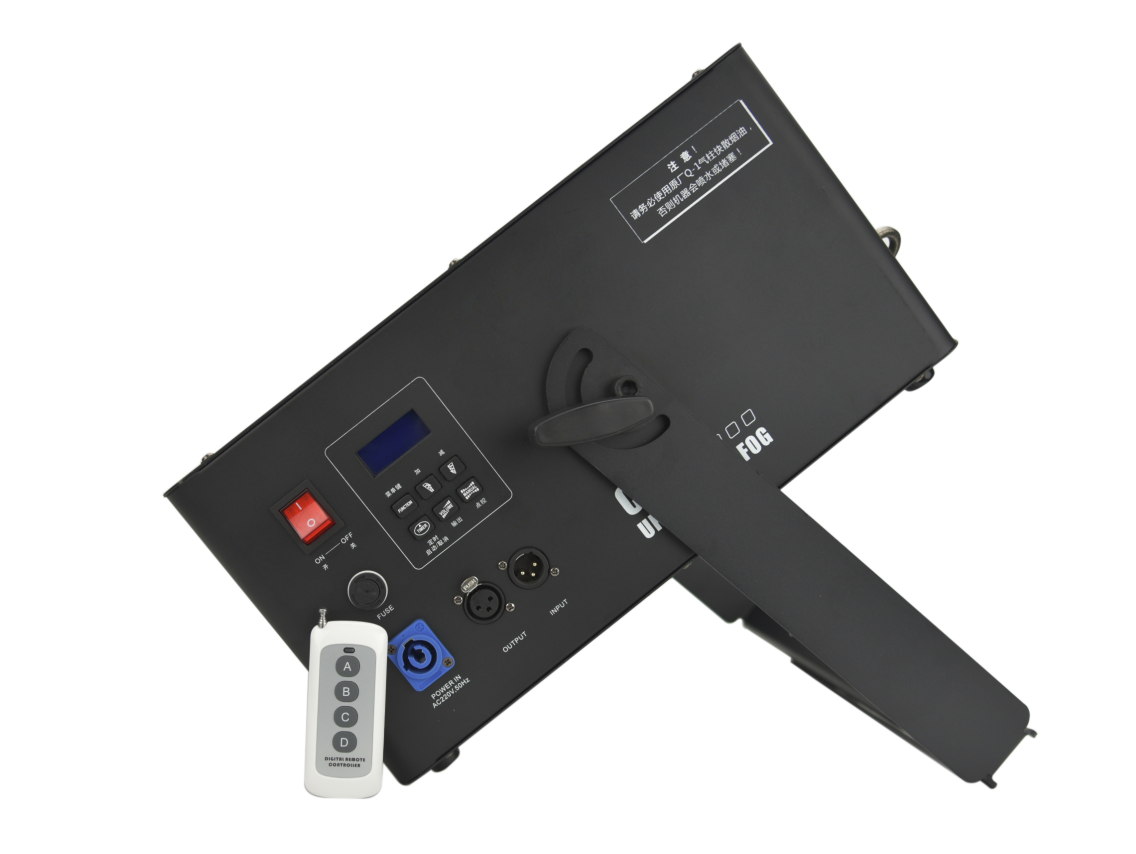 1700W DJ Smoke Machine with Remote Control and RGB Disco Light Preheating Time 10 Minutes