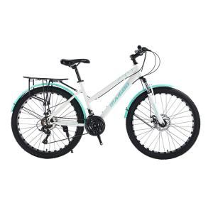 Quality Mechanical Disc Brake 21 Speeds Steel Frame Mountain Road Bike for City Travel Bicycle wholesale