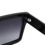 Flat Top Large Frame Sunglasses One Piece Uv400 Oversized Square Sunglasses