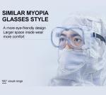Transparent Eye Protection Goggles , Surgical Medical Safety Glasses Anti Virus