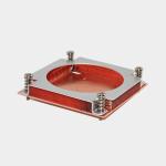 Customized Copper Skived Fin Heat Sink Finned Heatsink Screw Mounting For AMD