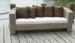 5pcs patio round rattan sofa furniture