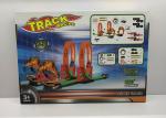 Non Toxic ABS Plastic Toy Race Car Track Sets 2 In 1 Racing Game For Kids
