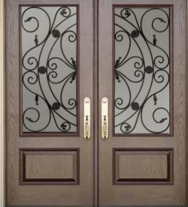 Quality wrought iron glass made in China wholesale