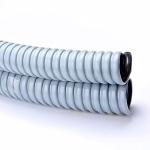 UV Resistant Black Plastic Coated Metal Hose For Durable Pvc Coated Steel
