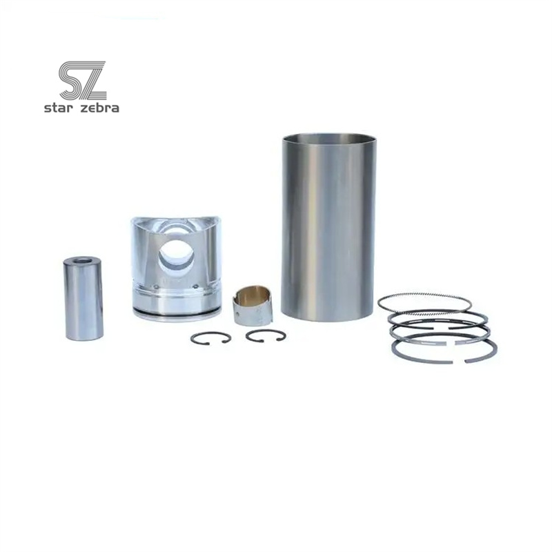 Sliver Color Excavator PC200-6 6D102 Engine Part Engine Kit Parts Piston Weight 20KG Benefit