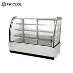 glass door bakery display case for bakery shop with ETL/CE