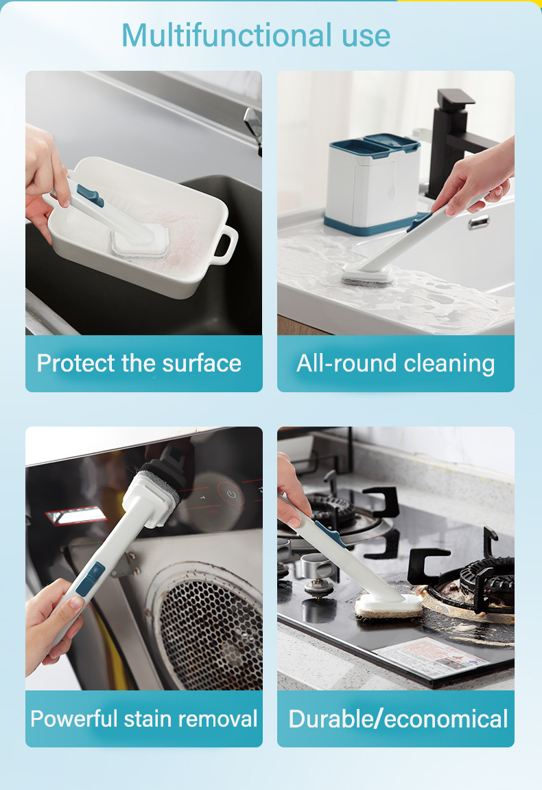 Deep Cleaning Kitchen Pot Brush Easy To Use Disposable Brush Pot Skin Friendly