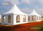 5x5m white color aluminum frame garden gazebo party tent with clear PVC window