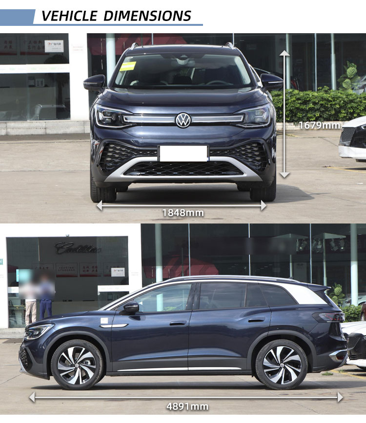 7 seats EV Car VW ID6 pure+/Pro Wholesale price sales Low used car price New energy vehicles 0km new car In stock