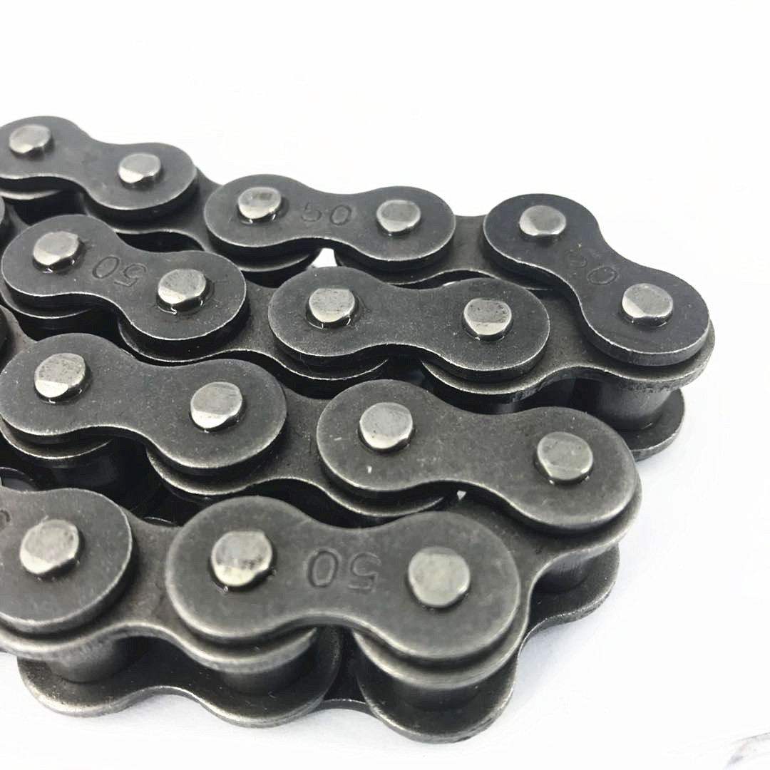 10A/50 40MN Steel A Standard 50 Roller Chain Pitch 15.875mm Nature Color