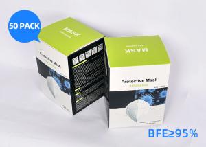 Quality High Filtration Child Friendly N95 Face Masks Baby Breathing 50 Pcs / Box wholesale