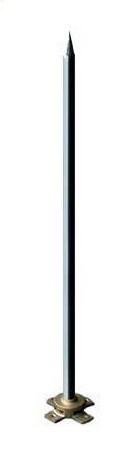 Stainless Steel Air Terminal Lightning Arrester , ESE Lightning Conductor For