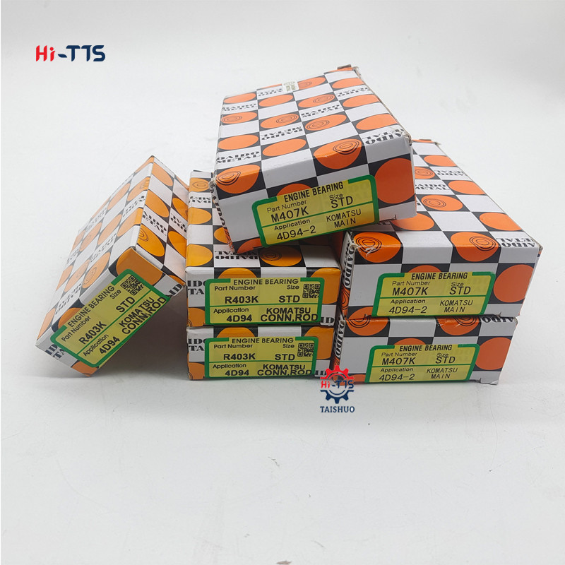 Main Bearing Connecting Rod Bearing 4TNV94 4D94 4D92 729900-02801 729900-02800 Crankshaft Bearing Con Rod Bearing
