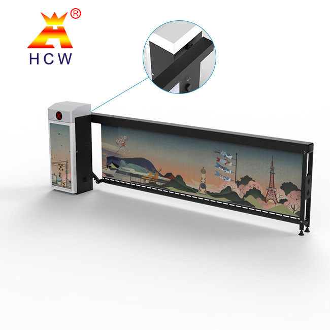2.5m-4m Arm Length Traffic Advertising Barriers Gate ODM For Parking Lot